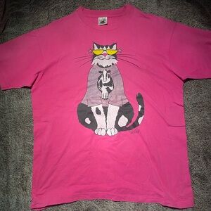 Fruit of the Loom Cat T-Shirt